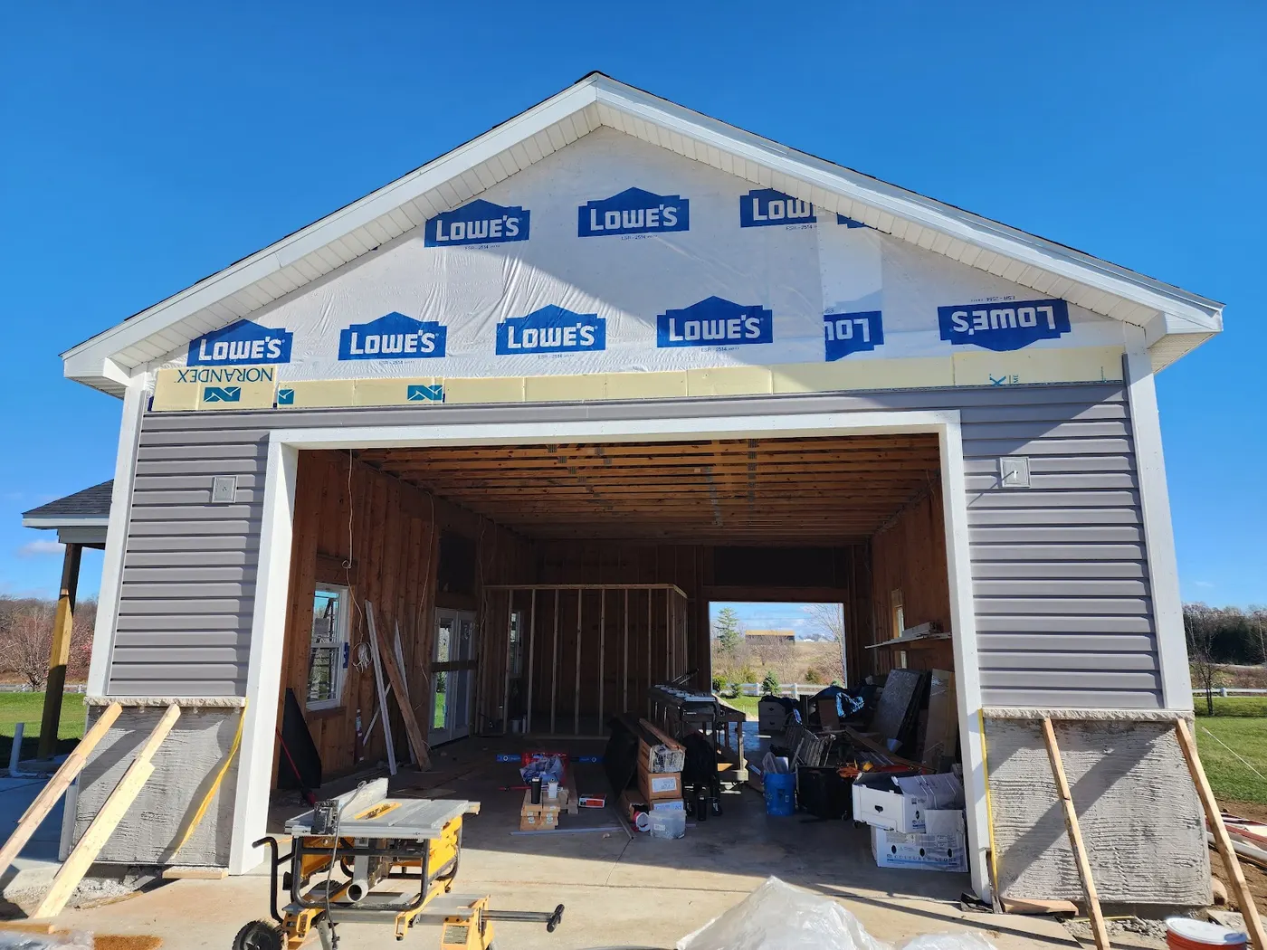Garage and carport nearly finished — Helpful Home Solutions
