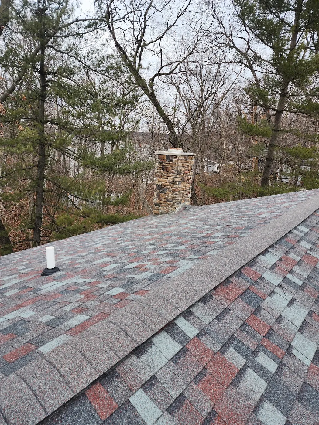 Architectural shingle roof and chimney — Helpful Home Solutions