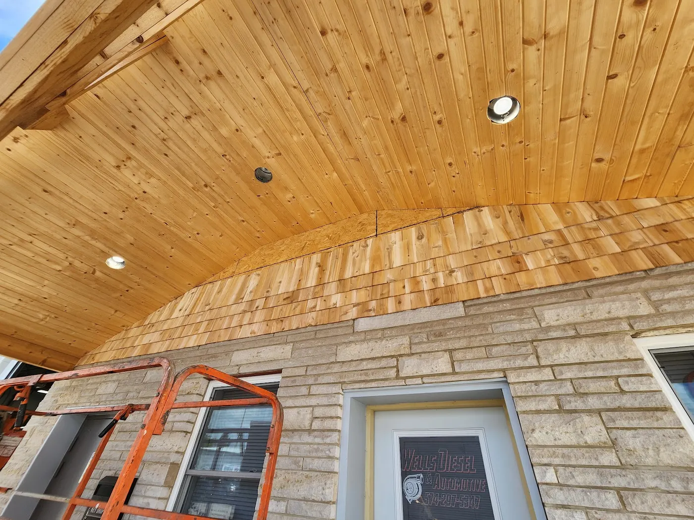 Tongue-and-groove porch ceiling — Helpful Home Solutions