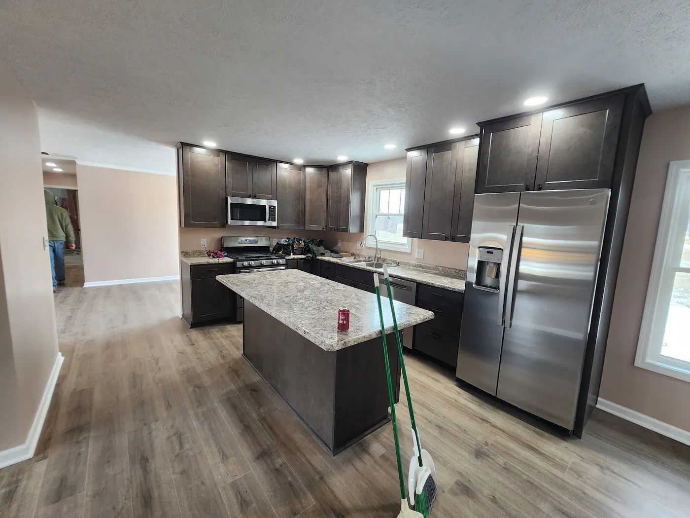 Kitchen remodel — island and stainless package — Helpful Home Solutions