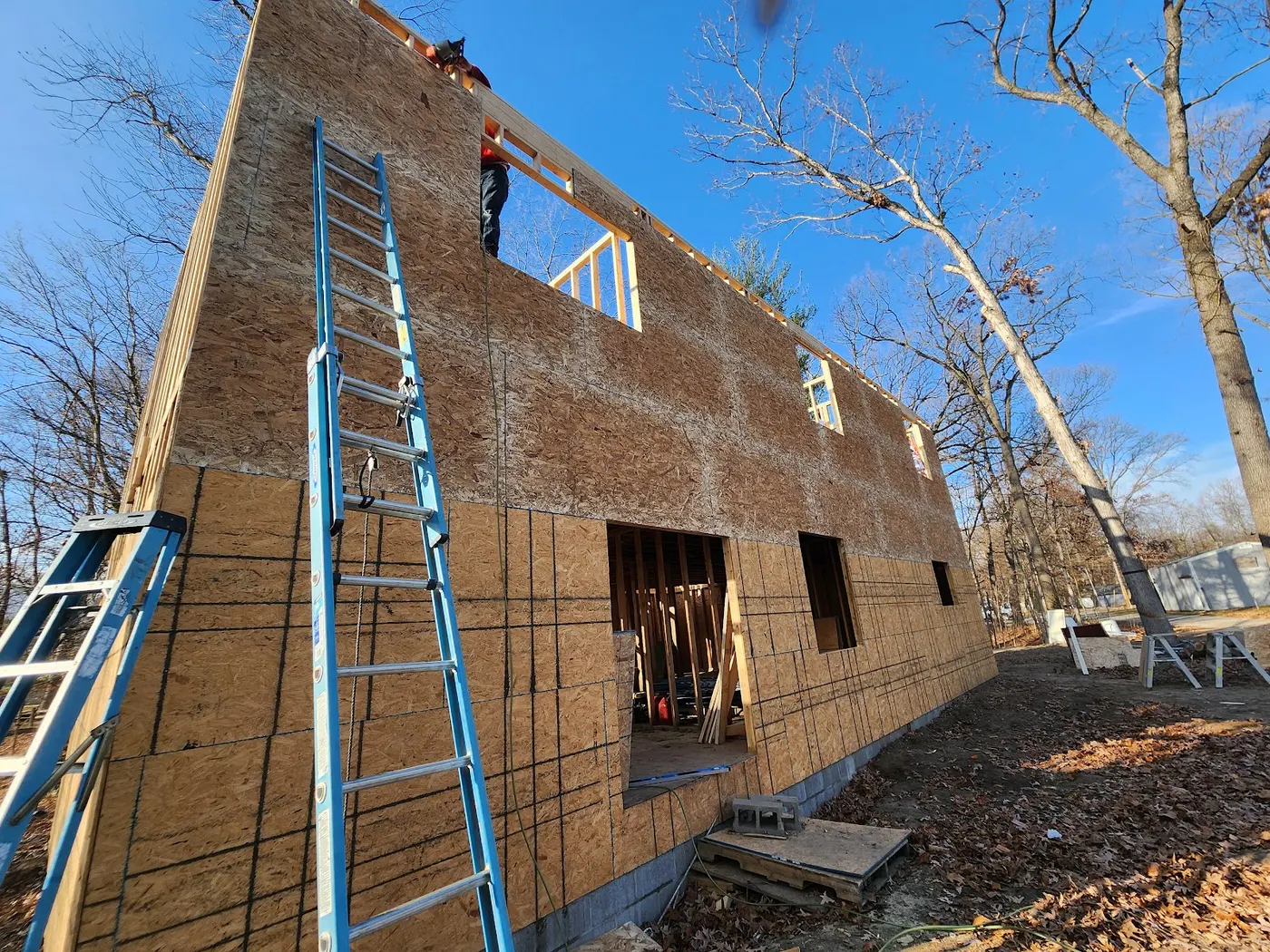Addition sheathed and weather-tight — Helpful Home Solutions