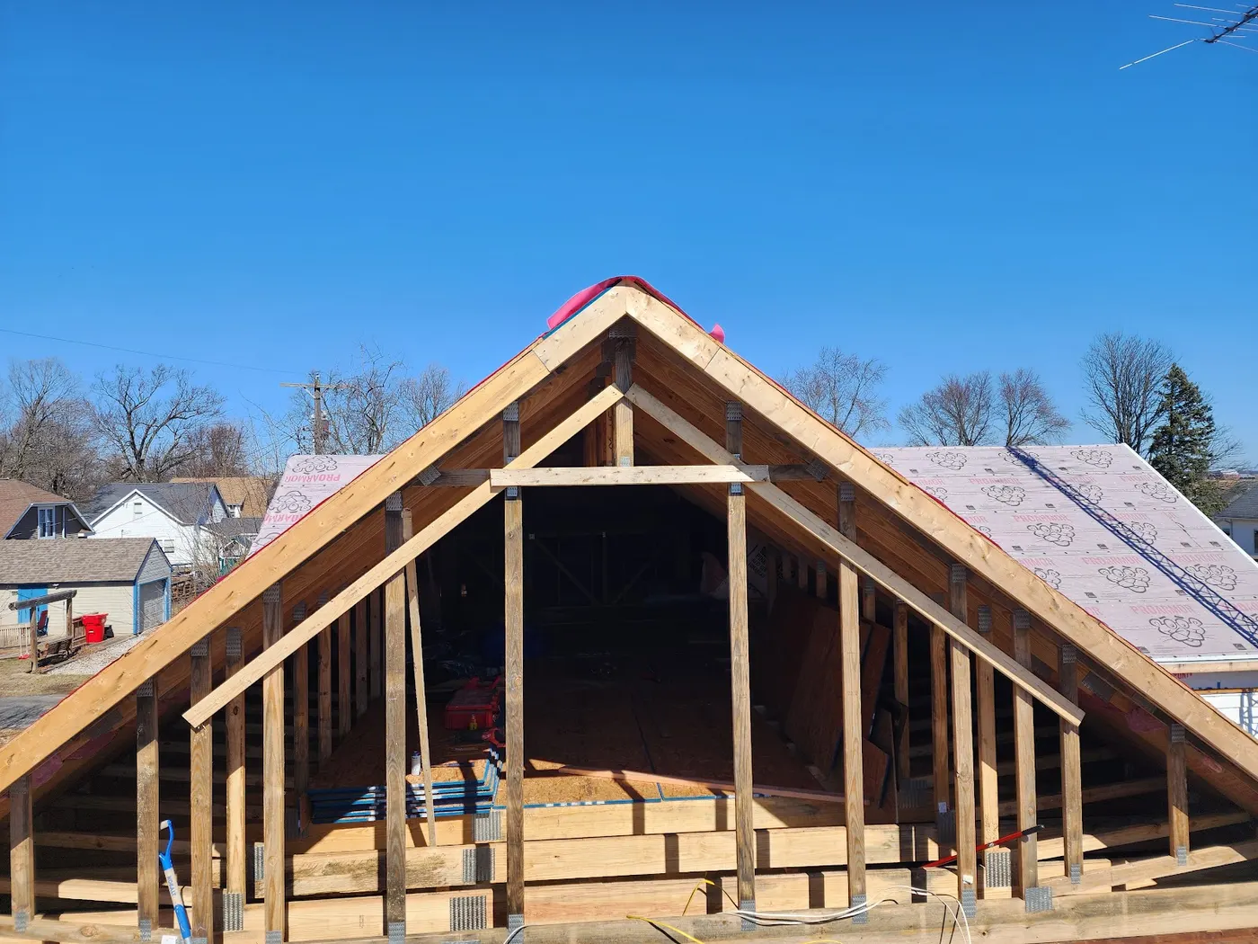 Attic conversion — new gable — Helpful Home Solutions