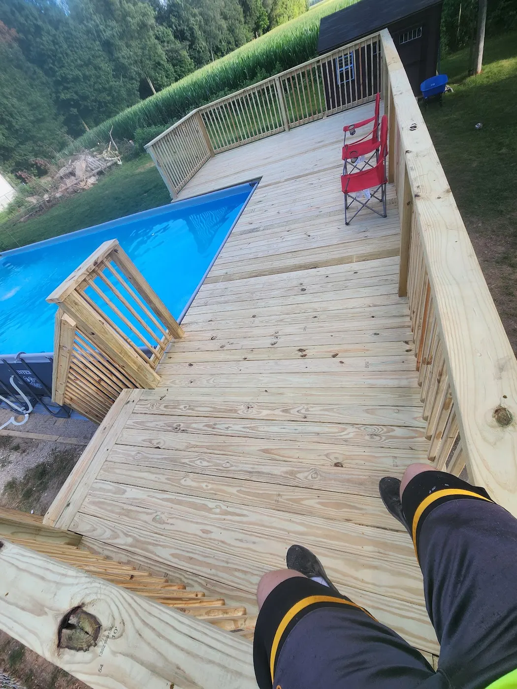 Pool deck build — Helpful Home Solutions